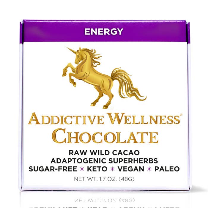 Chocolat Énergétique | Sans Sucre, Keto, Boost Adaptogène pour la vente par Addictive Wellness