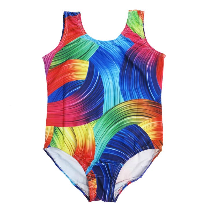 Rainbow Colorful Lycra Leotard for wholesale by Wenchoice