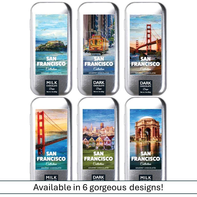 The San Francisco Chocolate Factory - Wholesale Chocolate Bar - SF Collection - Golden Gate Bridge - Milk Chocolate3