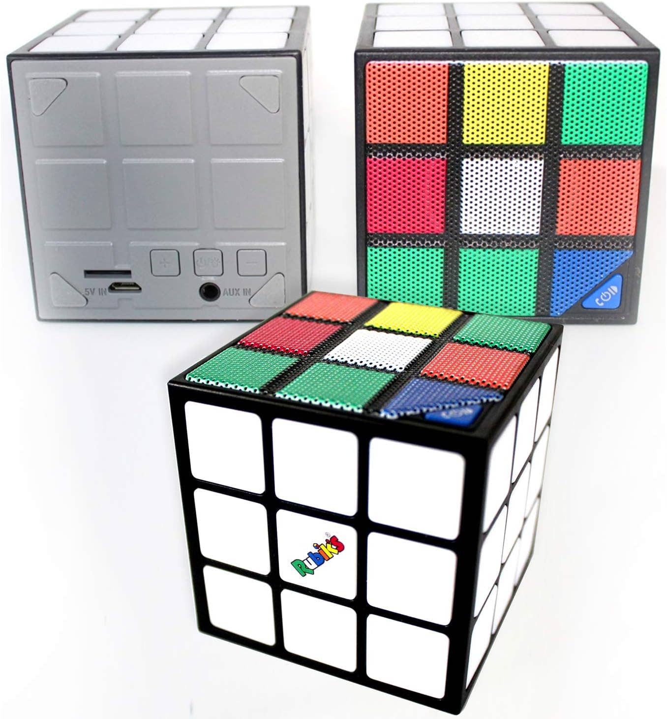 Brand Partners Group - Wholesale Speakers - Rubik's Portable LED Light-Up Cube Bluetooth Speaker4