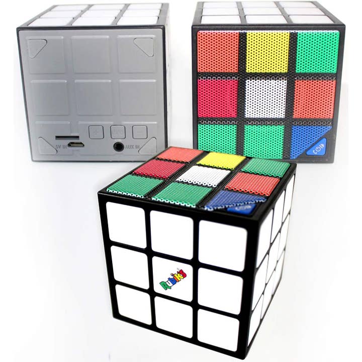 Brand Partners Group - Wholesale Speakers - Rubik's Portable LED Light-Up Cube Bluetooth Speaker4