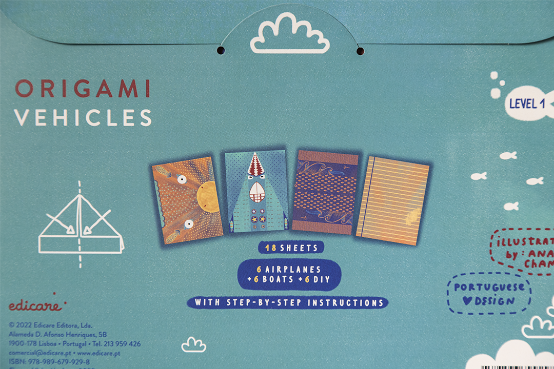 Edicare Editora, Lda. - Vente Papier pour origami/kirigami - Origami - Véhicules1