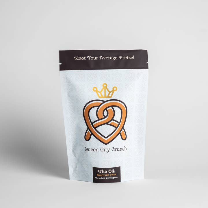 Queen City Crunch - Wholesale Pretzels - The OG- Snack Bags (case of 20)0