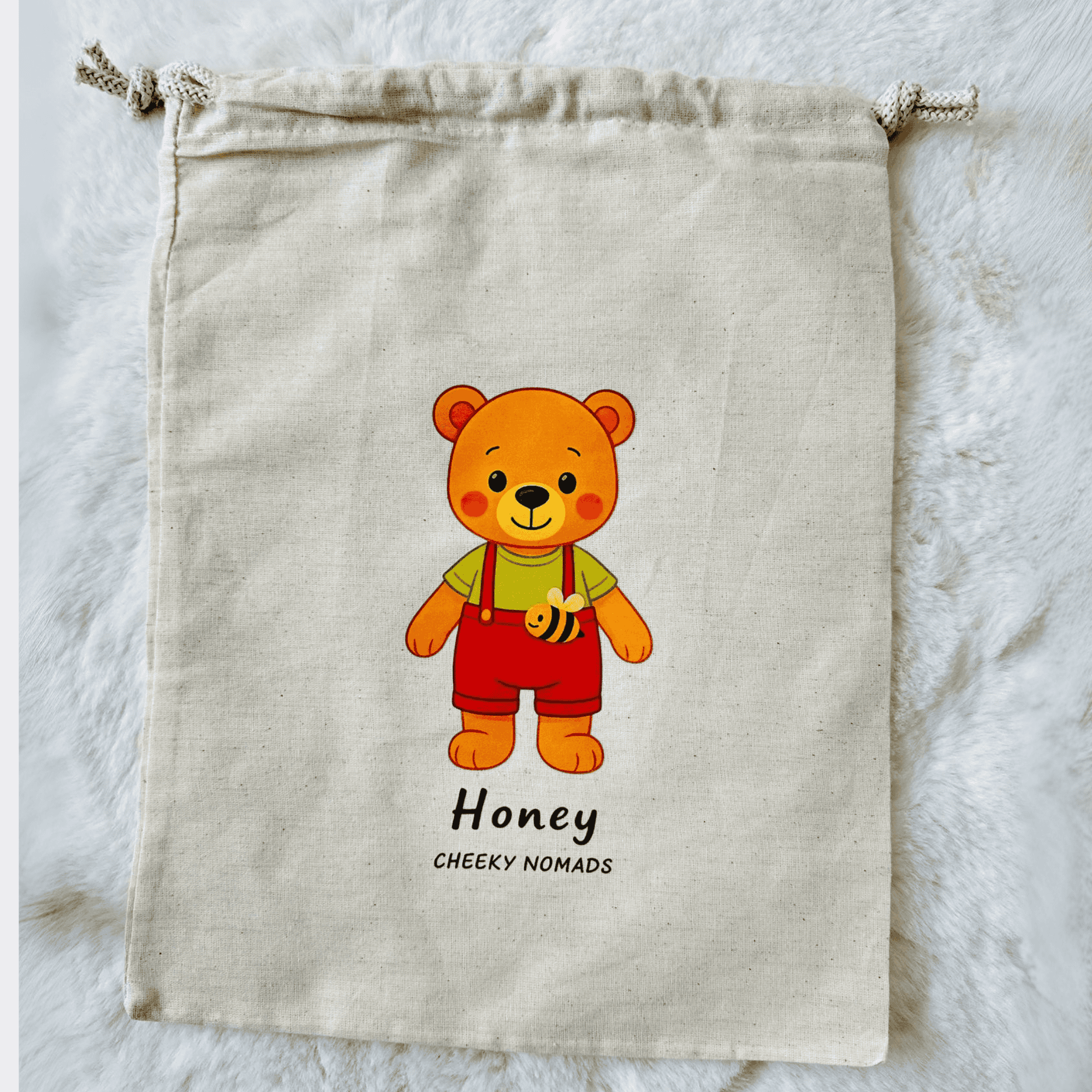 Cheeky Nomads - Wholesale Knuffels - Kinderen en baby - handgemaakte organische gehaakte pop Honey, Amigurumi speelgoed4