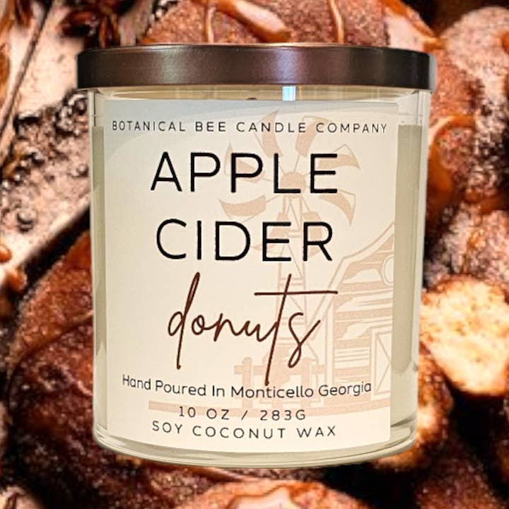 Apple Cider Donuts for wholesale by Botanical Bee Candle Company LLC