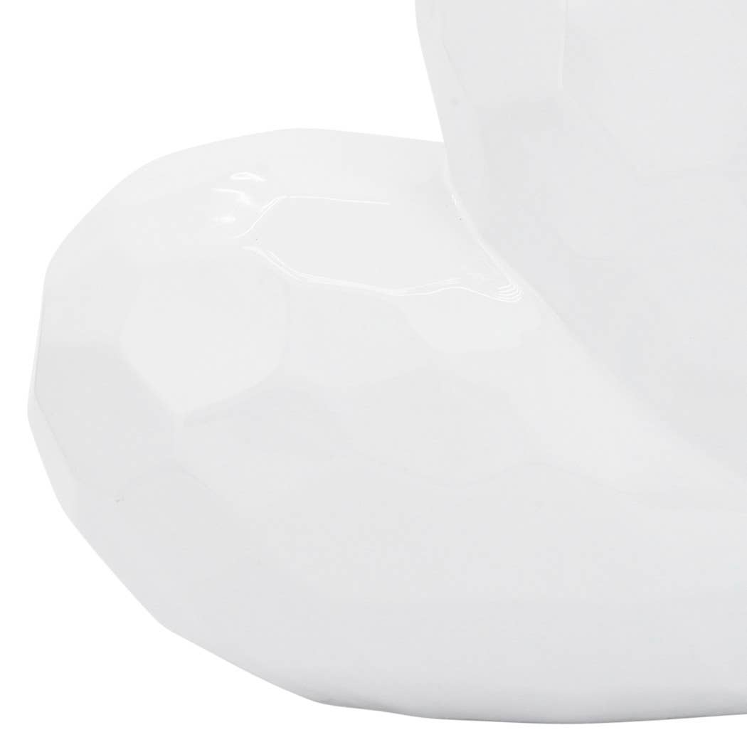 Sagebrook Home - Wholesale Tafelbladdecoratie - Keramisch Abstract Hart Decoratief Object - Wit, 11 in.9