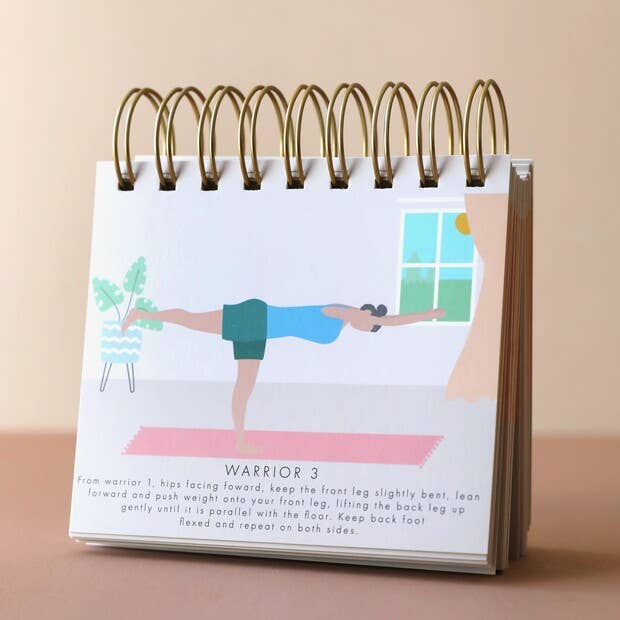 Lisa Angel - Wholesale Fitness & Exercise Book - Daily Yoga Poses Flip Chart4