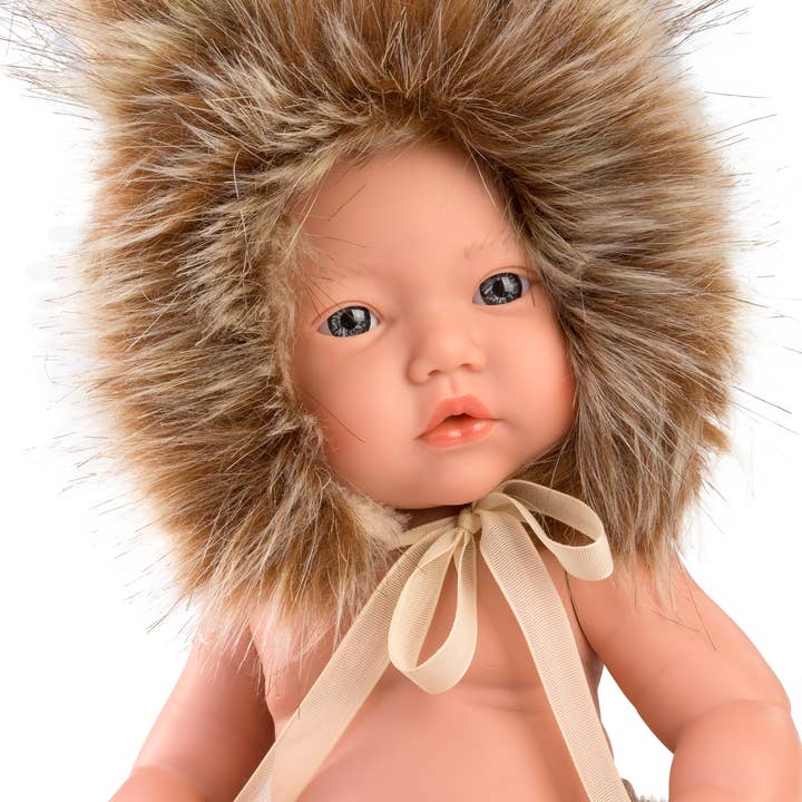 Llorens - Wholesale Doll - Kids - 11.8" Articulated Little Baby Doll Elijah with Lion Hood
