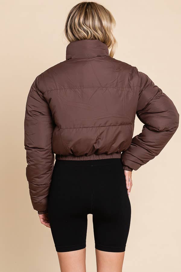 ANWND – Puffer Jacket - Mulher por atacado – Jaqueta Puffer Curta Acolchoada12