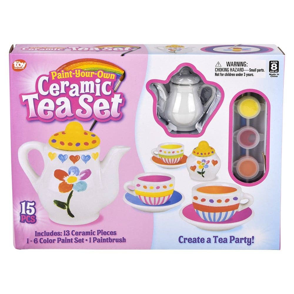 La Luna Bella - Toys – wholesale Tea set – CERAMIC CRAFT TEA SET 15PC LLB kids Toys5