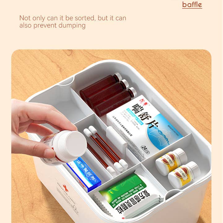 VIGOR - Wholesale First Aid Kit - Sleek Household Medical Box Emergency Medical Storage Box Dr5