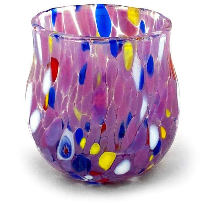 Mazzega Art & Design - Wholesale Shot glass - SHOT Tequila glasses in Blown and Handmade Glass with Murrine Murano The Colours of Murano Model COLOMBINA. Made in Italy4