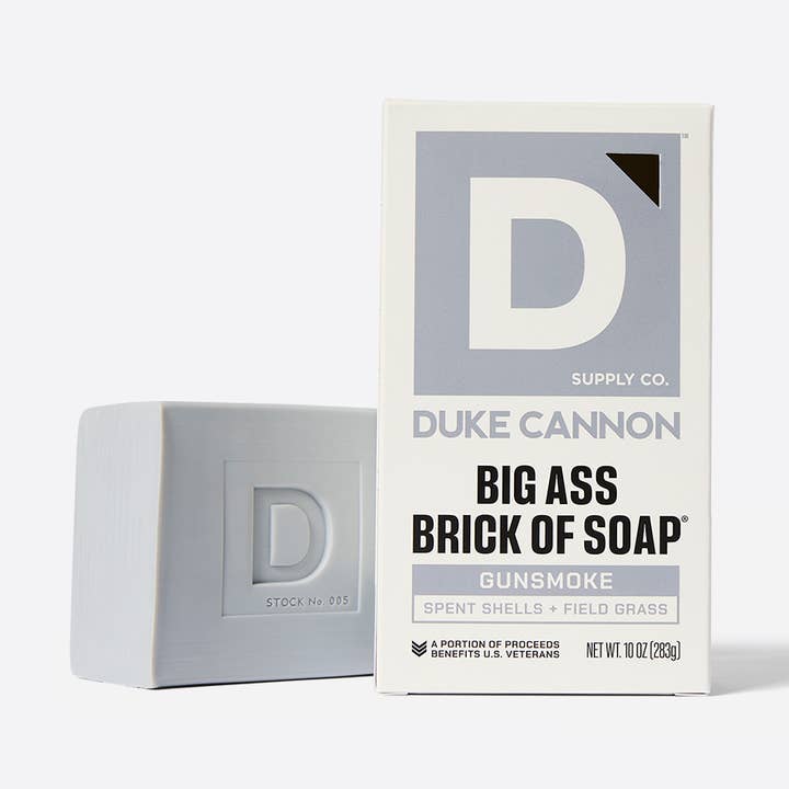 Big Ass Brick of Soap- Gun Smoke for wholesale by Duke Cannon