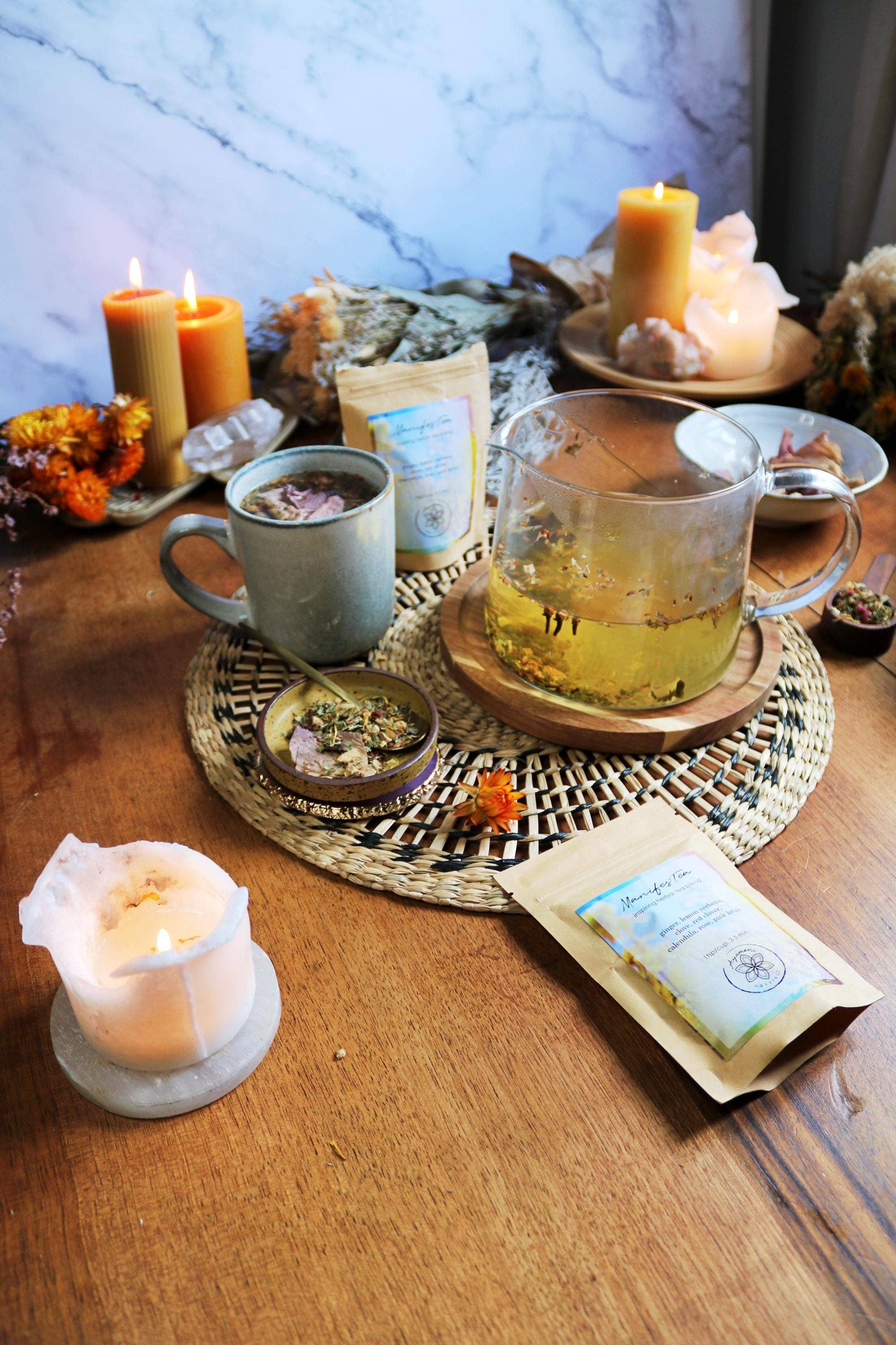 Ayamani Naturals - Wholesale Health/Detox Tea - Manifest Tea | Herbal Blend with Pink Lotus, Clove, Ginger5