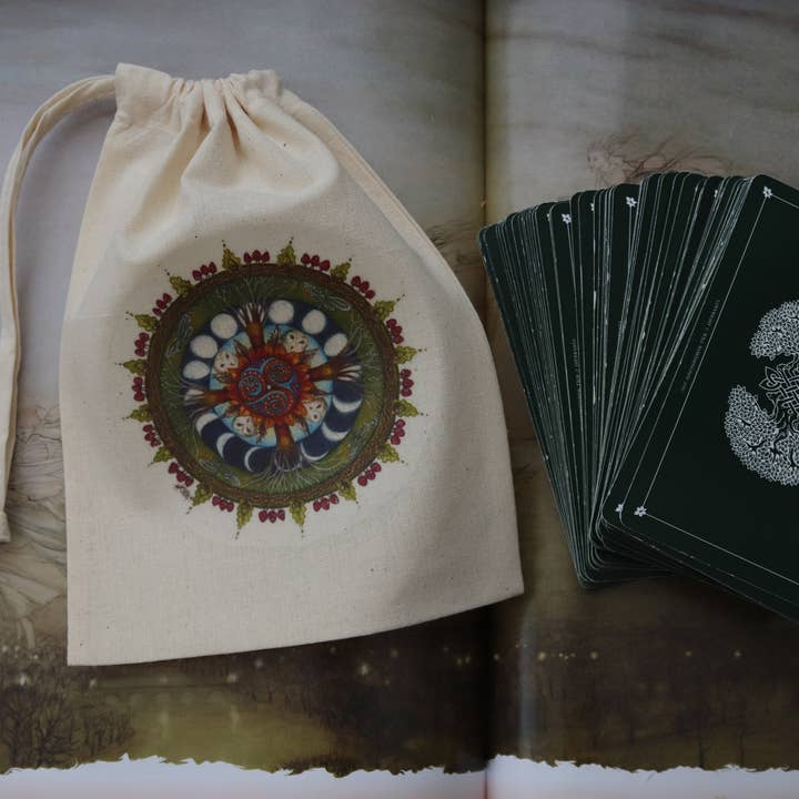 FreeRangeFaeries - Wholesale Pouch - Women's - Wood Wide Web Tarot Pouch2