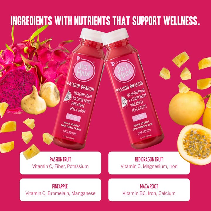 Just Made Foods - Wholesale Fruit Juice - Passion Dragon1