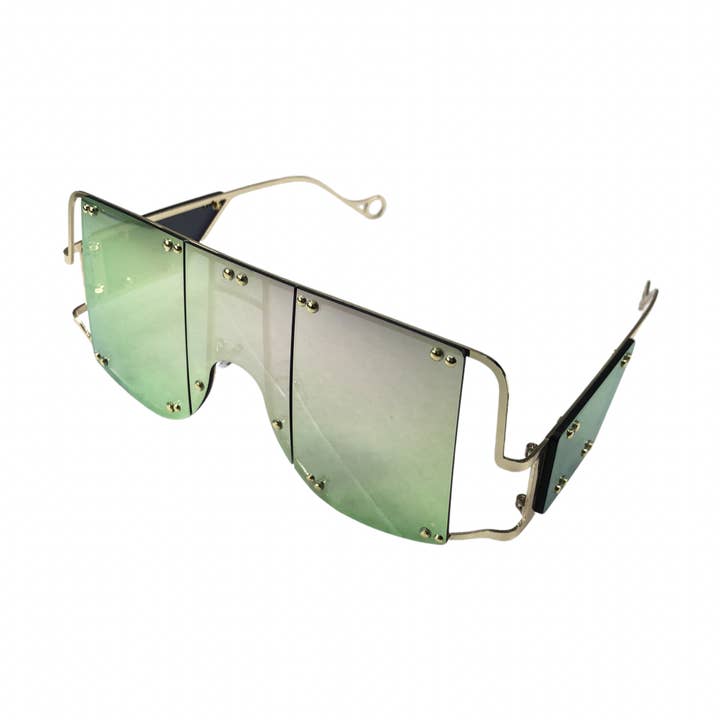 Kändis metalliska skimrande solglasögon för wholesale av Jak & Fox