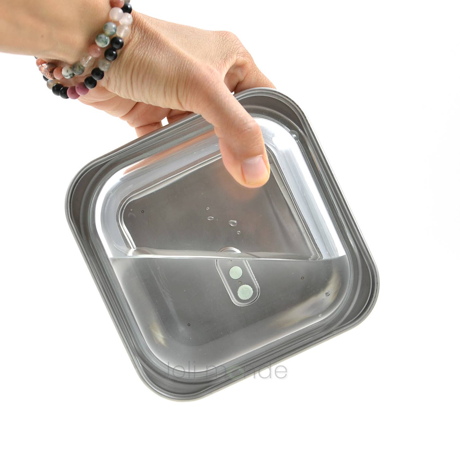 Joli Monde - Wholesale Food Storage Container - Glass & stainless steel container 800ml - Joli Monde2