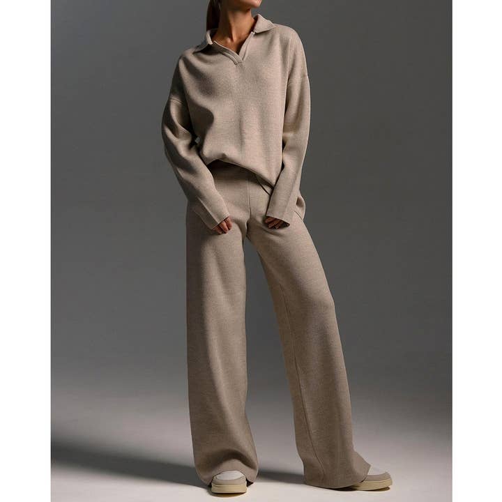 Mapcie - Wholesale Top & Pant Set (NOT Loungewear) - Women's - Long sleeve top and long pants sweater set