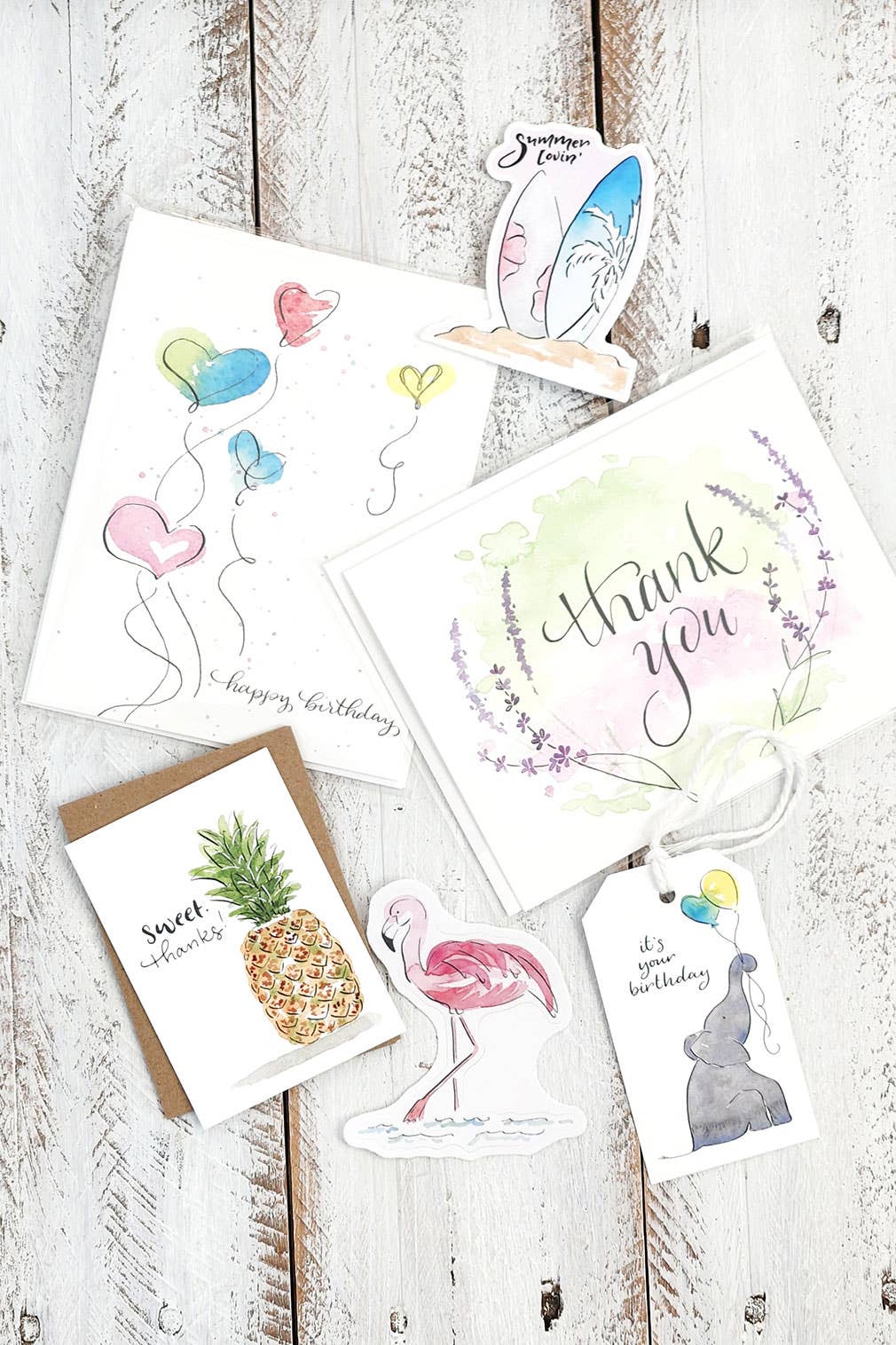 The Painted Pen - Wholesale Stationery/Notecard Set - Anytime Stationery Starter Pack1