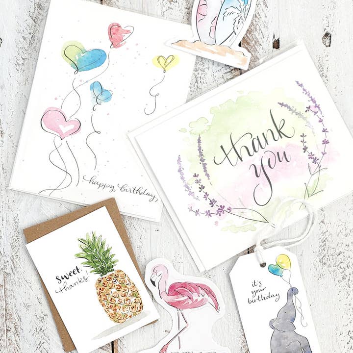 The Painted Pen - Wholesale Stationery/Notecard Set - Anytime Stationery Starter Pack1