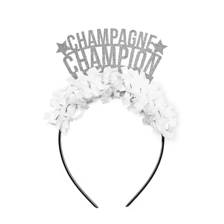 Festive Gal - Wholesale Feestmuts/hoed/kroon - Champagne Champion Nieuwjaarsfeest Hoofdband Crown Decor2