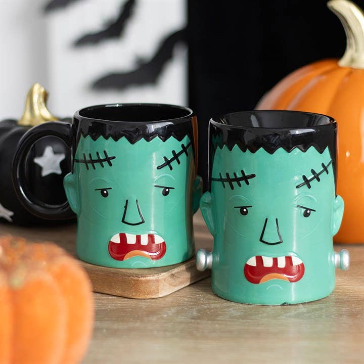 Something Different Wholesale - Wholesale Coffee Mug - Monster Frank Shaped Halloween Mug4