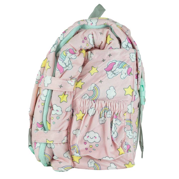 Mimish - Wholesale Sleeping Bag - Kids - Sleep-n-Pack: Packable Little Kid's Sleeping Bag & Backpack, Cozy Mink, Unicorns5