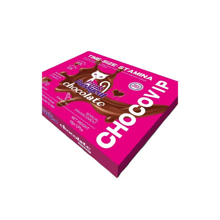 Herbal Honey – wholesale Chocolate bar – Rhino Choco Pink Cat 12CT Pack