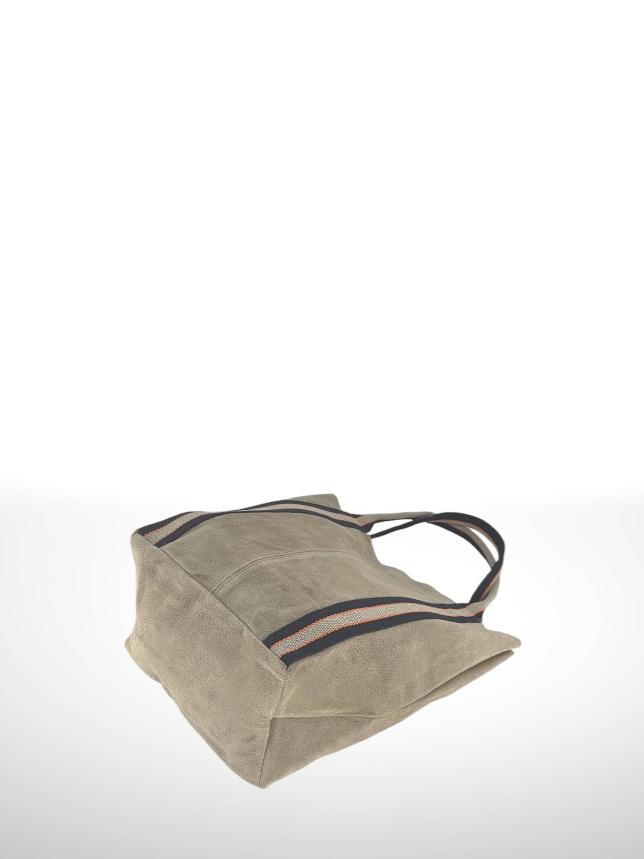 ITALIAN'S LEATHER - Wholesale Tote Bag - Women's - Melody Suede Leather Tote Bag 22189036