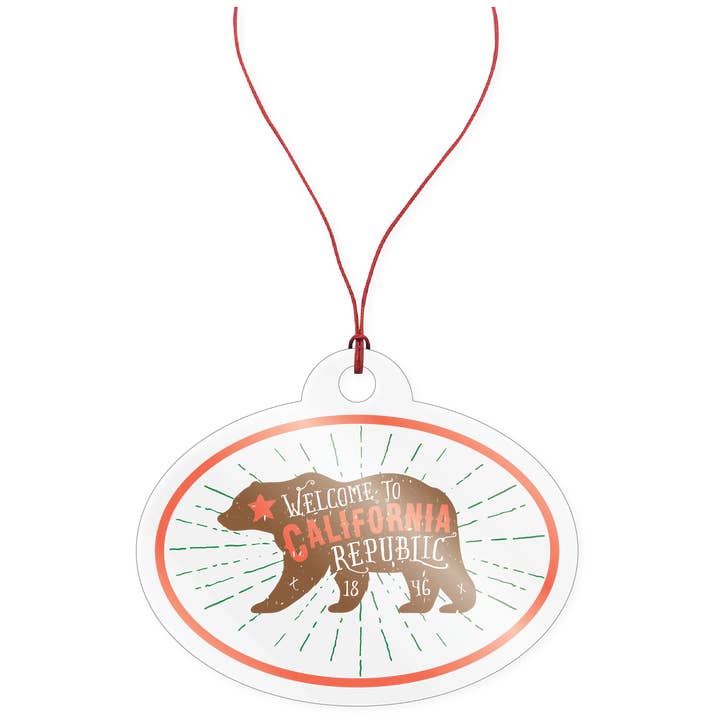 Ornement - Bienvenue en République de Californie 1846 pour la vente par Morris Magnets