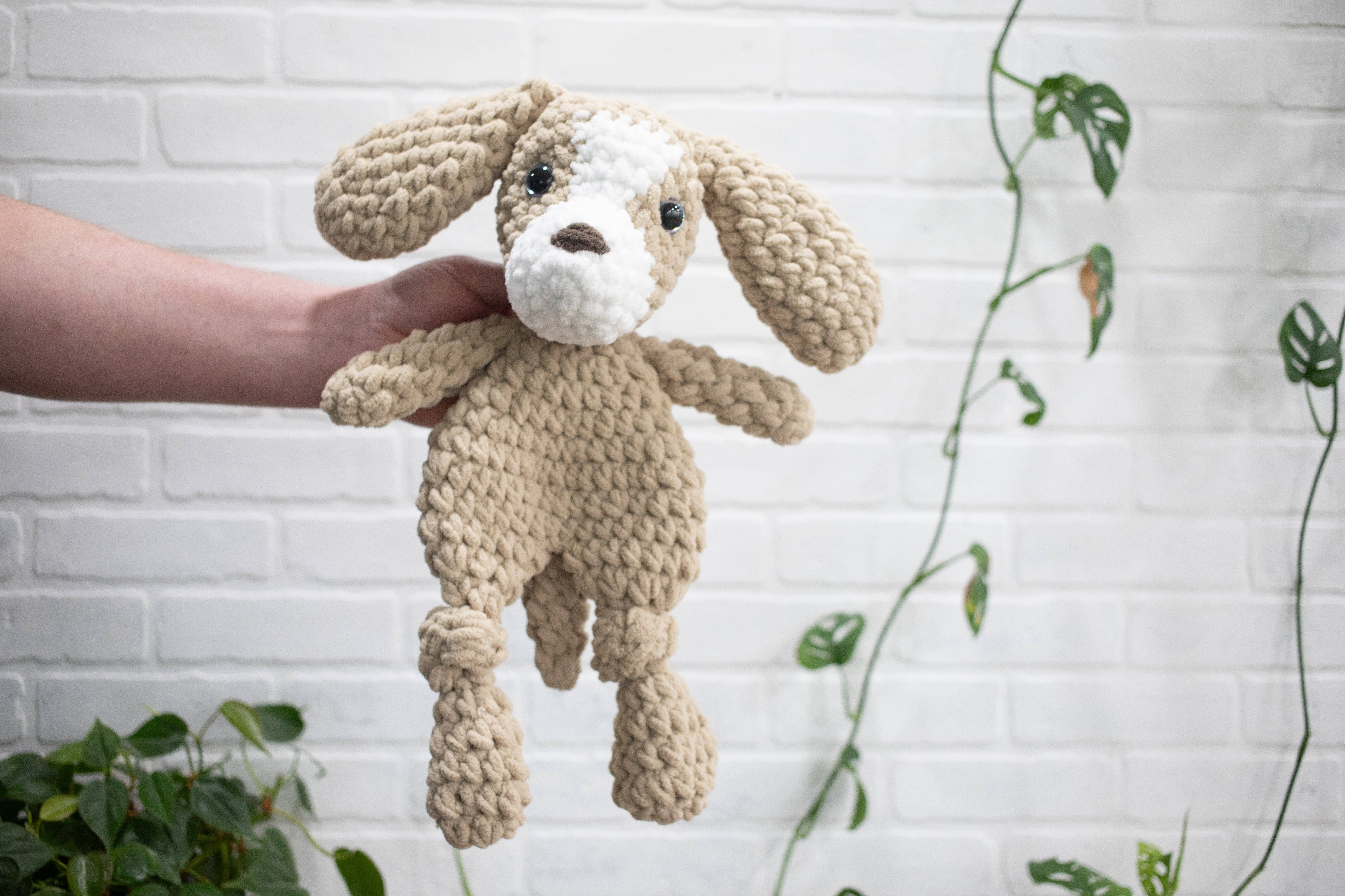 The McGarvey Workshop - Vente Peluche – enfant et bébé - Chiot Peluche, Animal en Crochet, Doudou Chiot4
