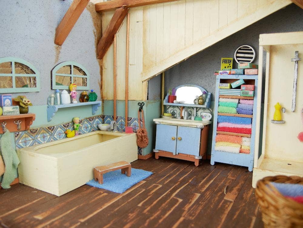 Het Muizenhuis - Wholesale DIY Craft Kit - Kids DIY Dollhouse Furniture Kit - Bathroom (Scale 1:12)6