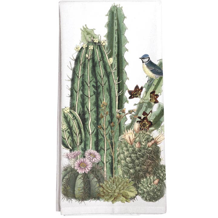 Succulents Towel for wholesale by Mary Lake-Thompson Ltd.
