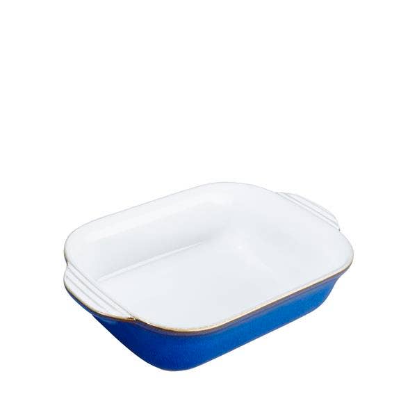 Imperial Blue Small Rectangular Baking Dish for wholesale by Denby
