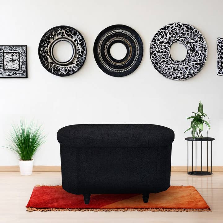 Aria Home – wholesale Ottoman – Esme Ottoman With Boucle Storage Bench13