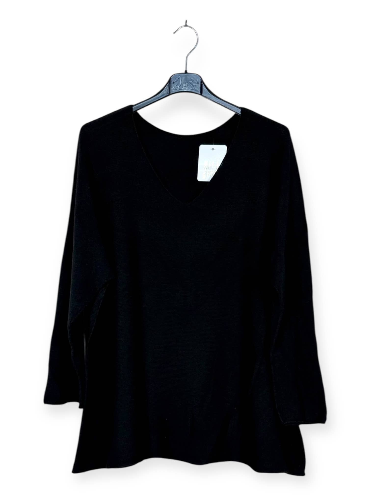 Lucky Nana - Wholesale Knit Sweater - Women's - AH L2218 - Plus Size V-Neck Sweater43