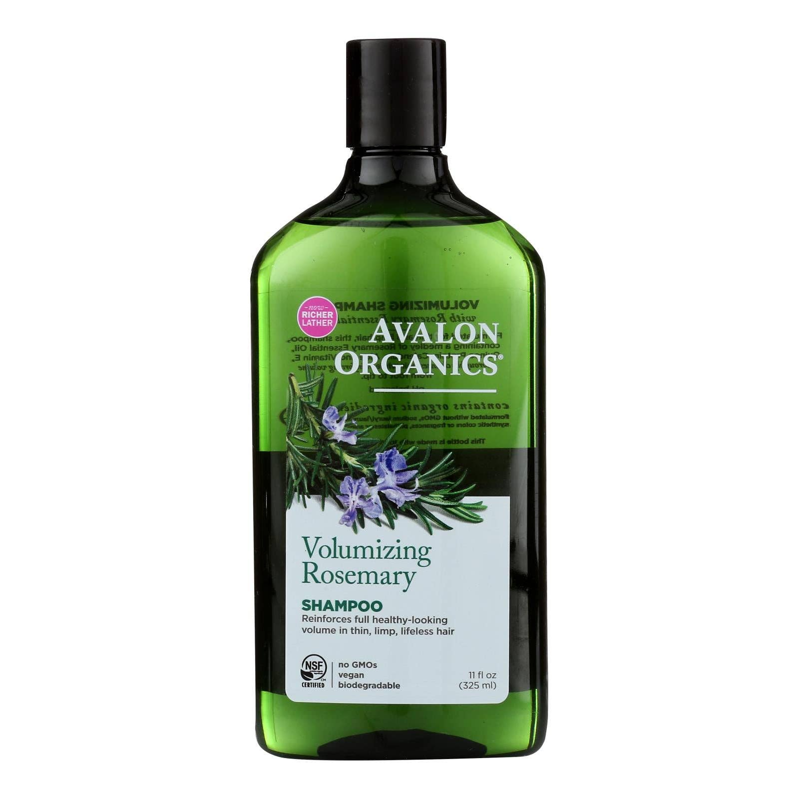 Everyday Supply Co - Wholesale Hair Shampoo - Avalon Organics Volumizing Shampoo Rosemary - 11 Fl Oz0