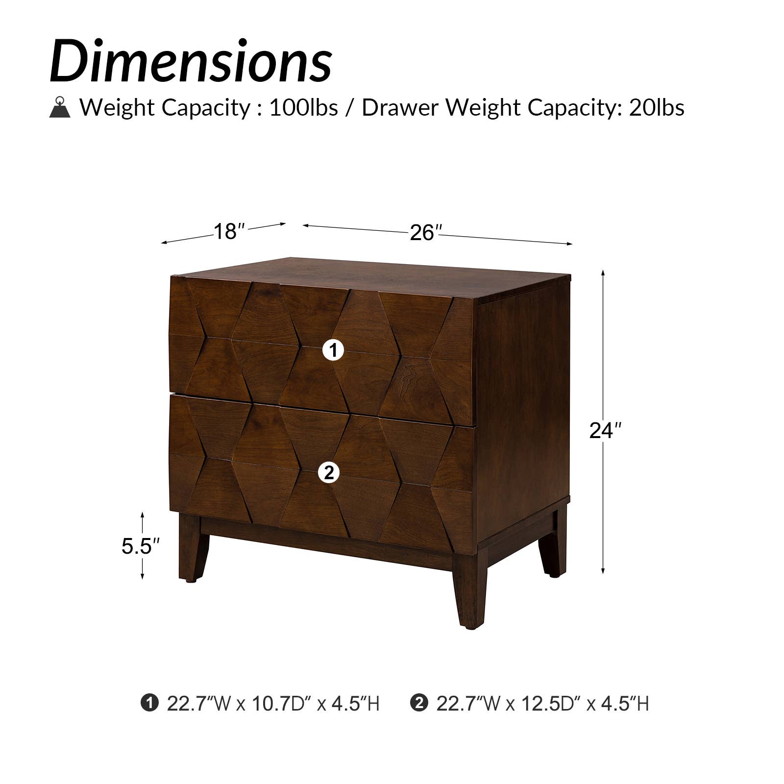 Karat Home - Wholesale Bedroom Furniture - Helga Nightstand7