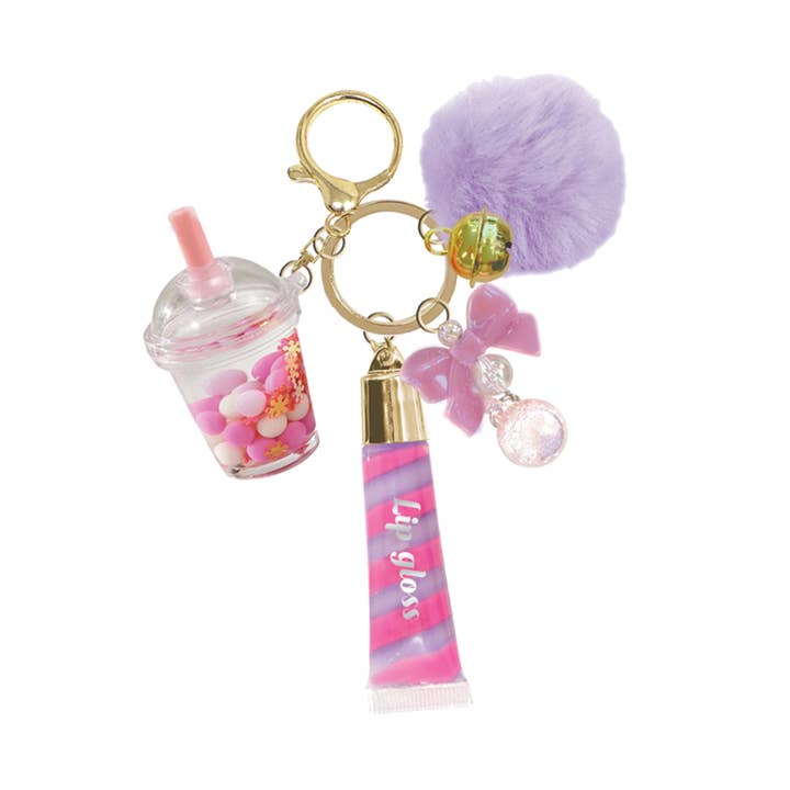Hot Focus, Inc. - Wholesale Lip Gloss - Kids - Trendy Lip Gloss with Keychain, Boba
