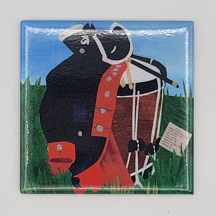 Lexington Muster Break Refrigerator Magnet for wholesale by Mandy Warhol Fine Art