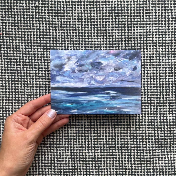 Beth Garner - Wholesale Everyday Greeting Card - Blue Seaside Card3
