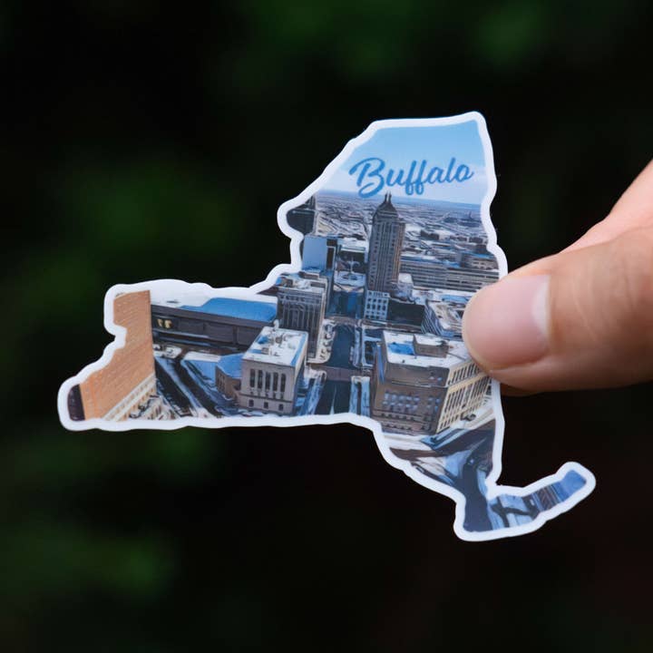 Autocollant Buffalo, New York pour la vente par Little Comfy Goods