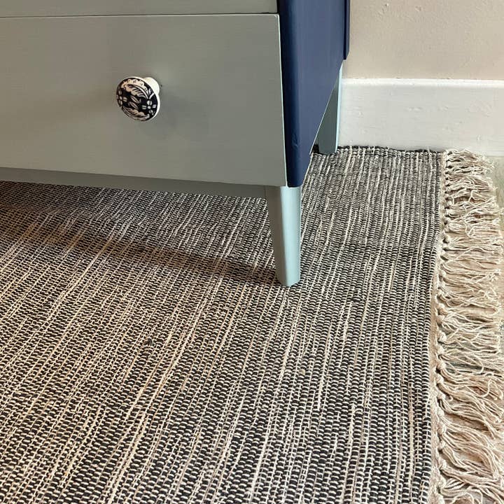 Second Nature Online - Wholesale Area Rug - HUSH Hand Loomed Soft Cotton Rug in Muted Colours