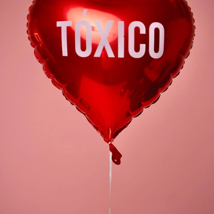 Toxico Mylar Balloon for wholesale by Very Pun Stuff