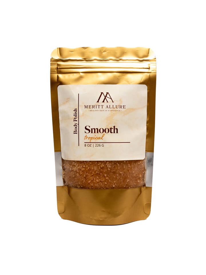 4oz Tropical Smooth Body Polish for wholesale by Meritt Allure