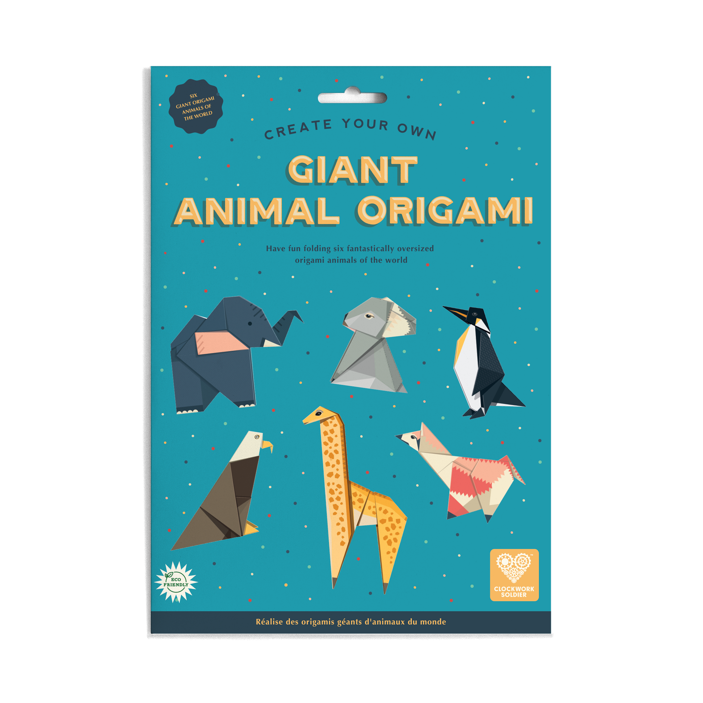 Clockwork Soldier - USA - Wholesale DIY Craft Kit - Kids - Create Your Own Giant Animal Origami7