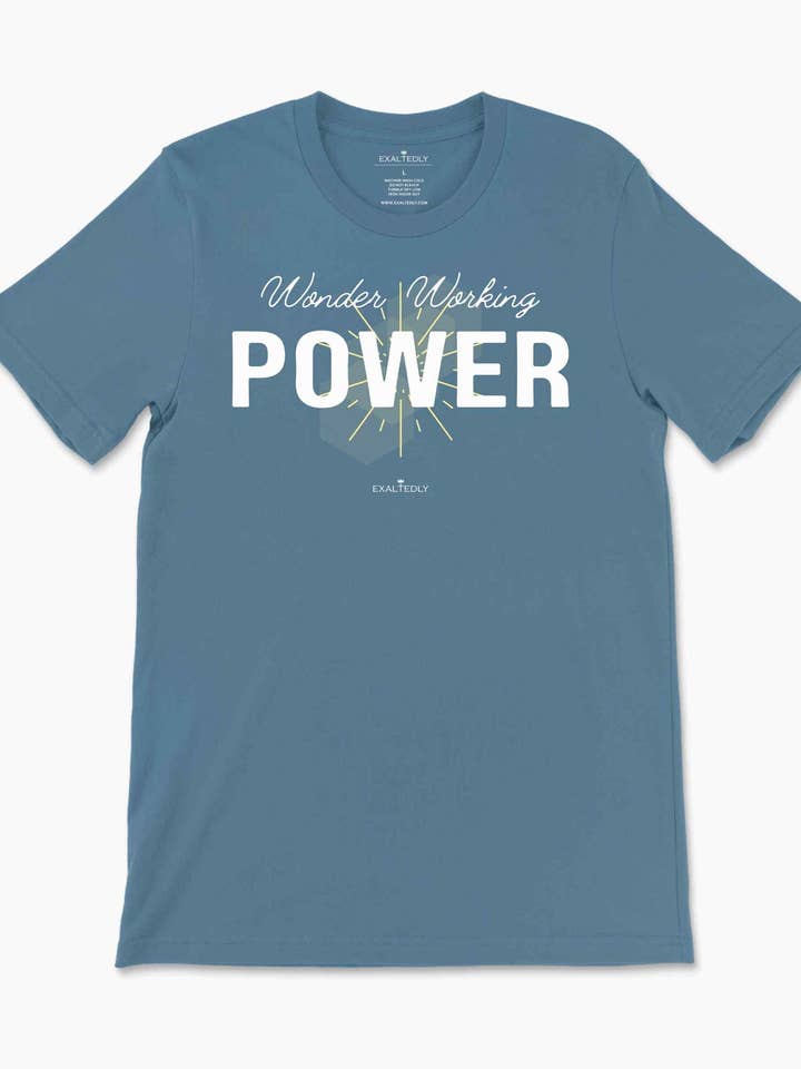 Wonder Working Power Unisex Tee for wholesale by Exaltedly