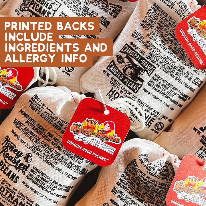 Hoot-n-Annie Pecan Company - Vente Noix - Pacanes confites à la cannelle et au whisky | Noix de pécan Hoot's Firebawl | 5
