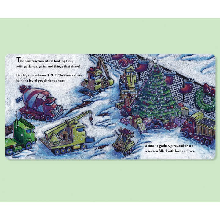 Chronicle Books - Wholesale Preschool Book (3-5) - Construction Site: Merry and Bright7